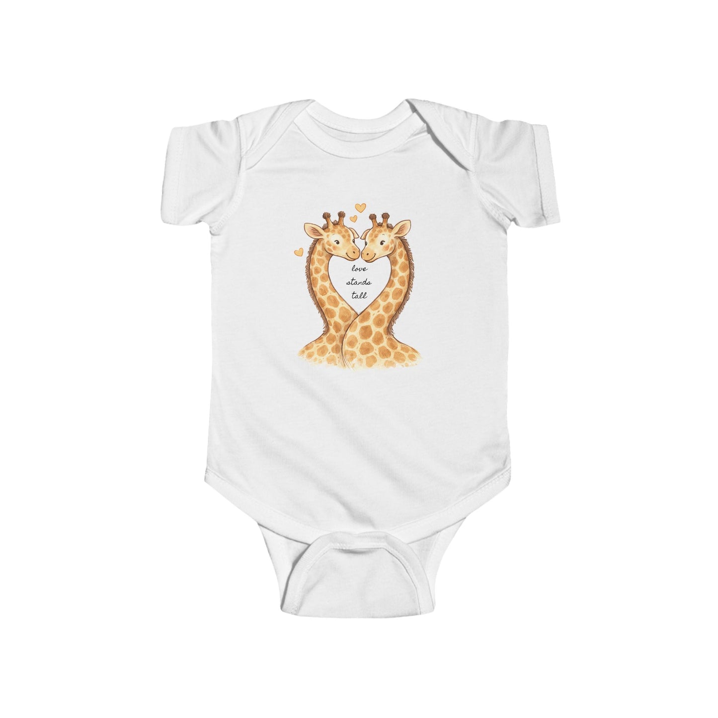 Giraffe Heart Infant Bodysuit
