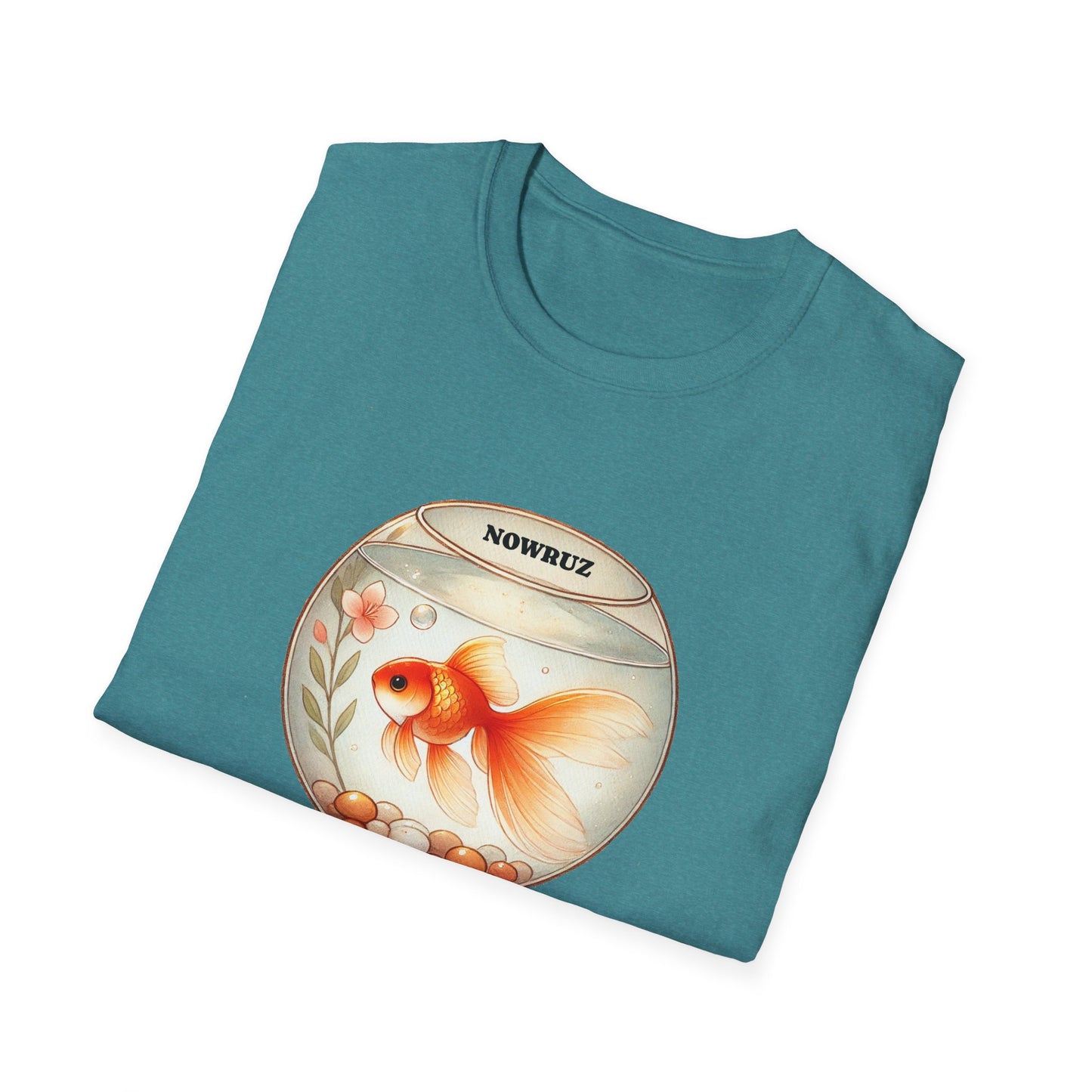 Nowruz Goldfish T-Shirt – Celebrate Persian New Year with Tradition