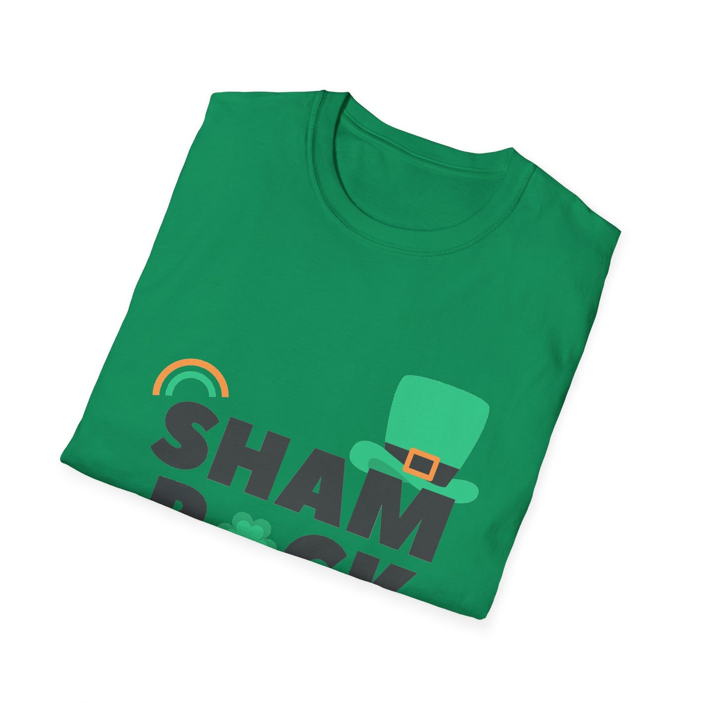 Shamrock On! Unisex Softstyle T-Shirt – Fun St. Patrick’s Day Shirt