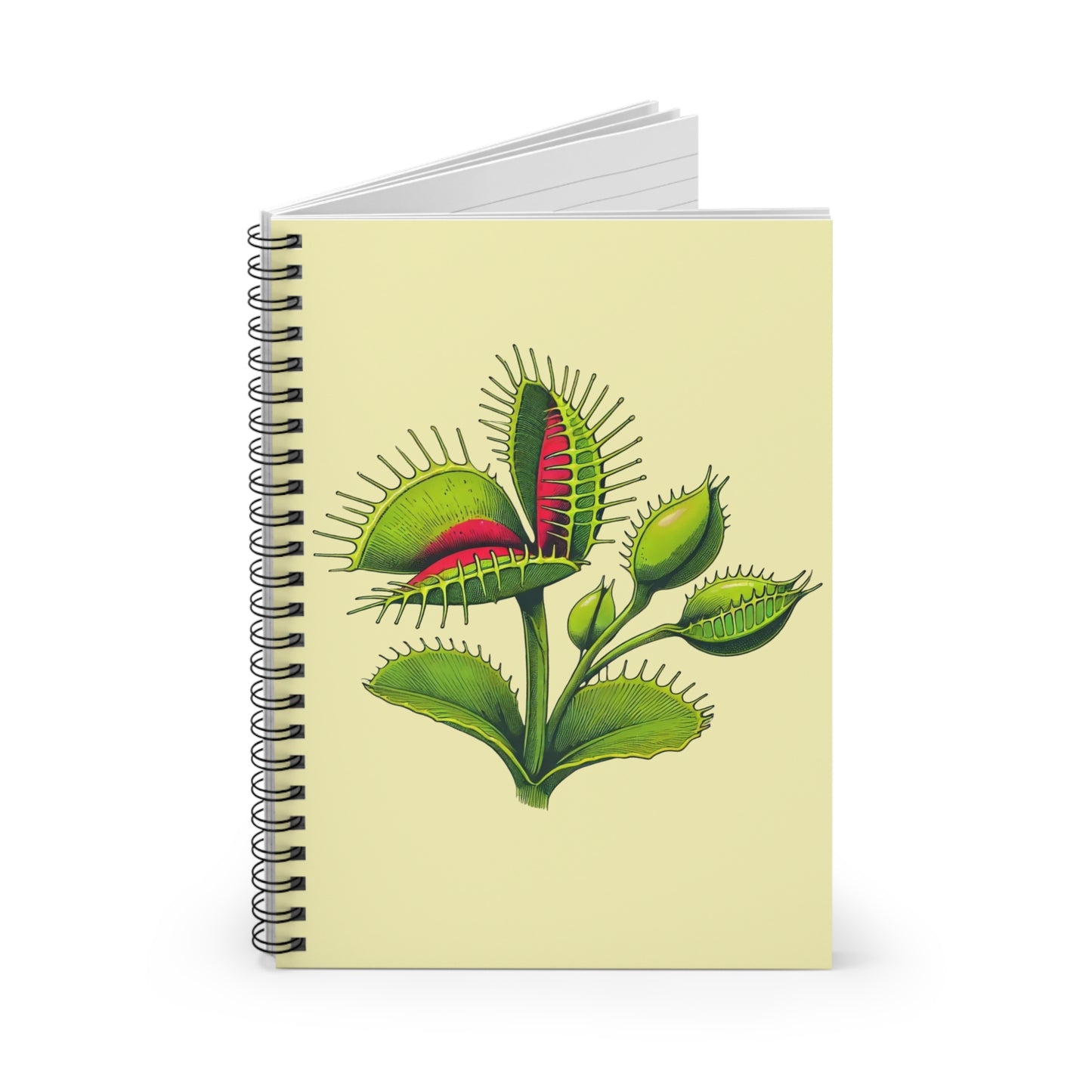 Venus Flytrap Spiral Notebook - Ruled Line | Inspired by Carolina Nature