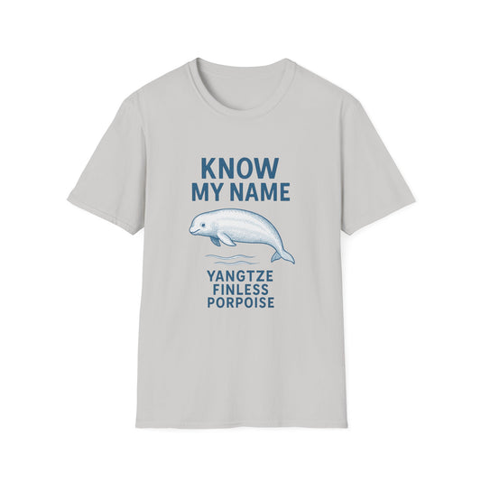 Know My Name: Yangtze Finless Porpoise Conservation T-Shirt