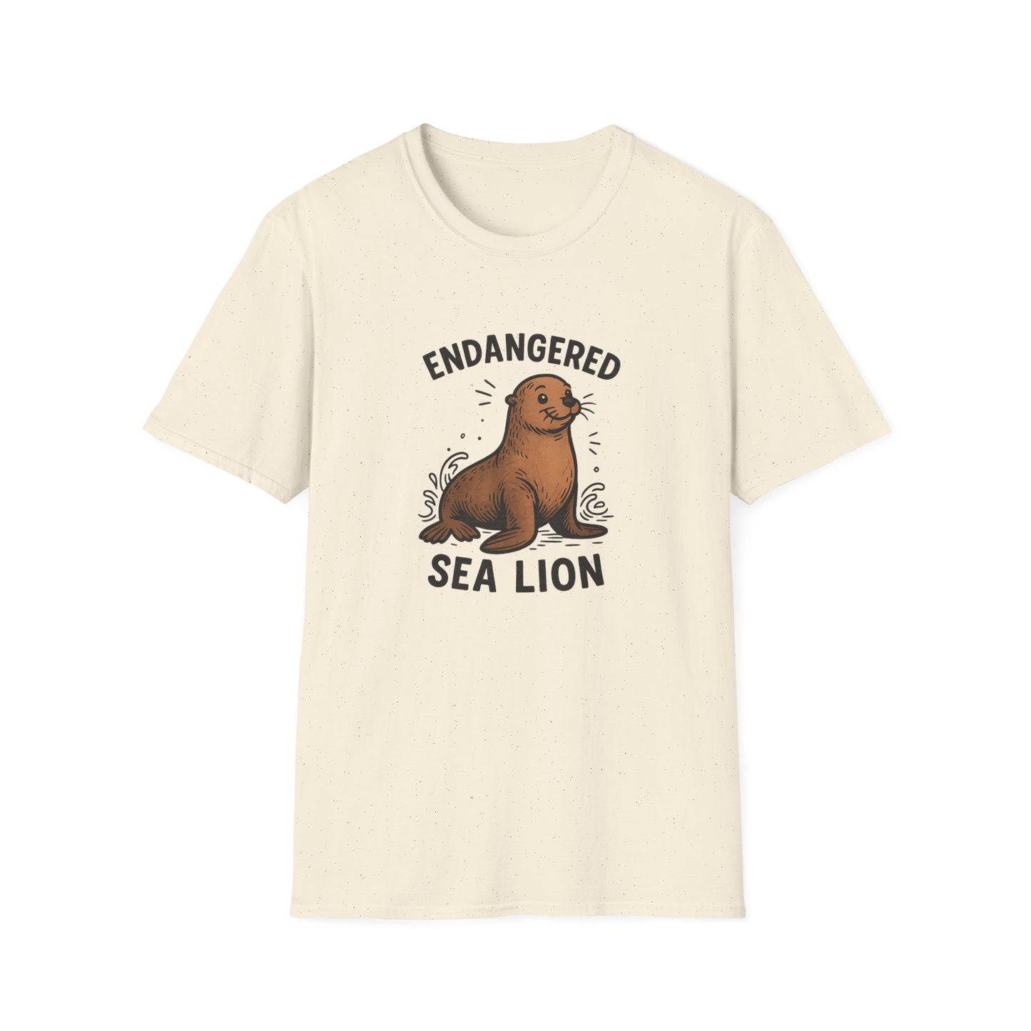Endangered Sea Lion T-Shirt – Ocean Conservation Shirt by Nine Scoops