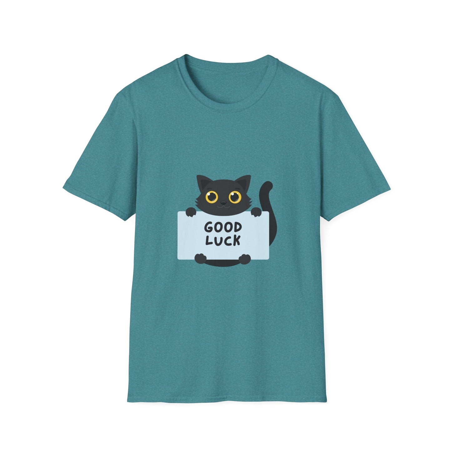 Lucky Black Cat T-Shirt – Good Luck Tee for St. Patrick’s Day