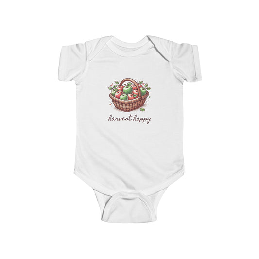 Harvest Happy Apple Picking Infant Bodysuit – Celebrate Fall’s Sweet Moments