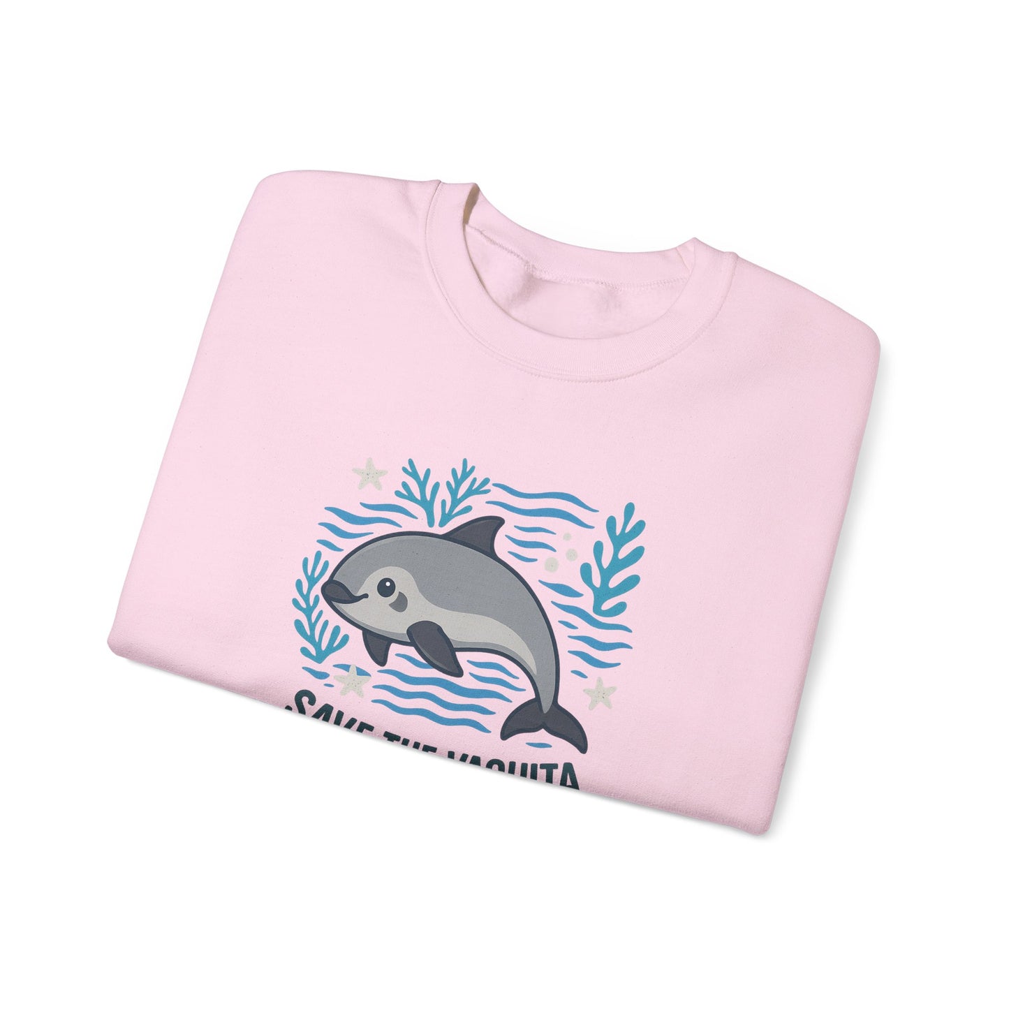 Save the Vaquita Sweatshirt — Marine Conservation Crewneck