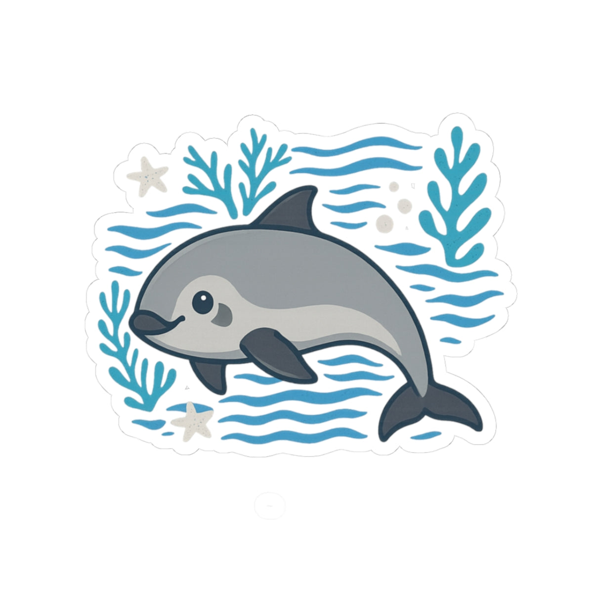 Save the Vaquita – Cute Ocean Animal Kiss-Cut Sticker