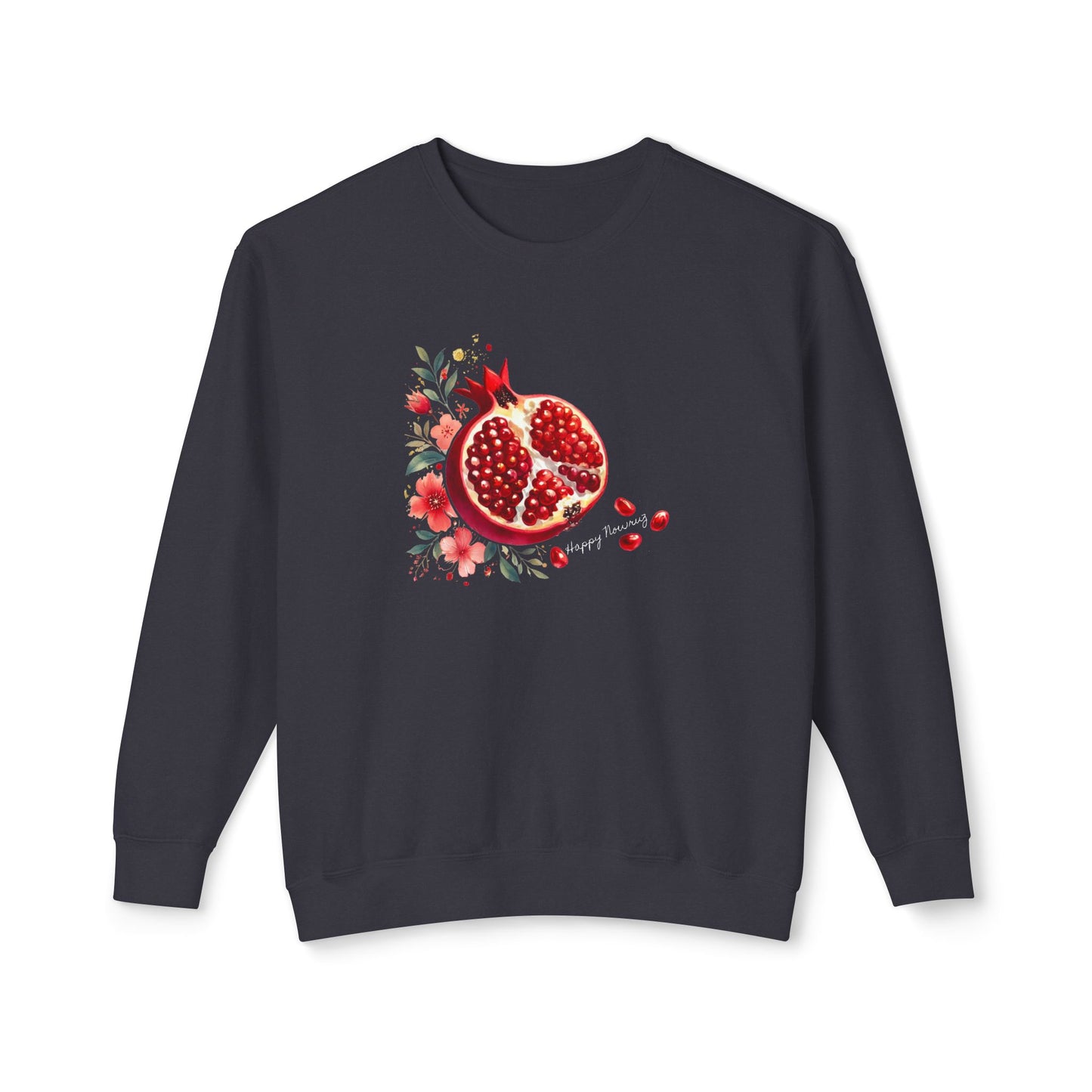 Nowruz Pomegranate Crewneck Sweatshirt – Cozy Persian New Year Pullover