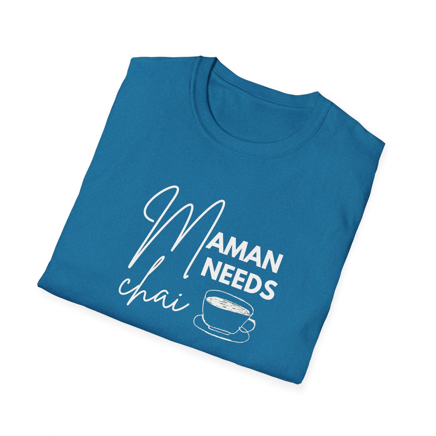 Maman Needs Chai – Persian Tea Lover Mom T-Shirt