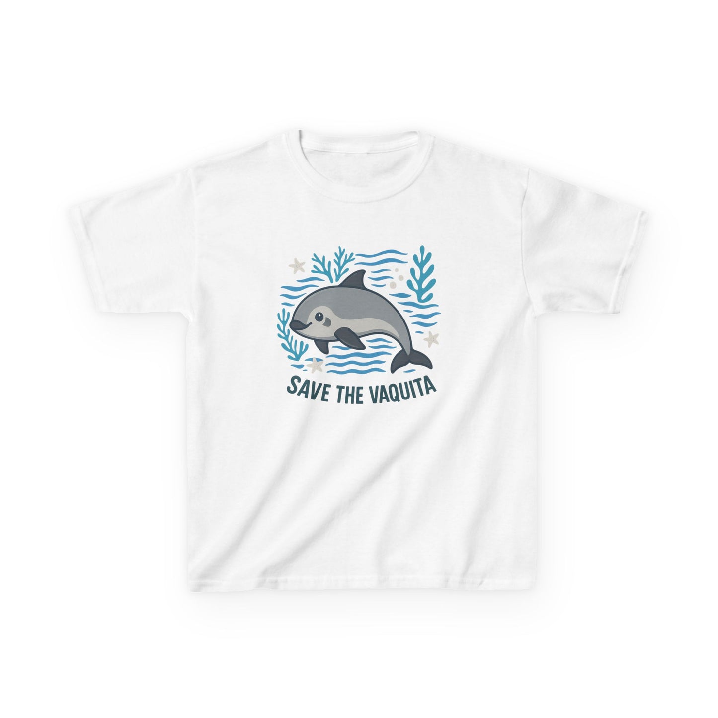 Save the Vaquita Kids T-Shirt — Endangered Sea Mammal Tee