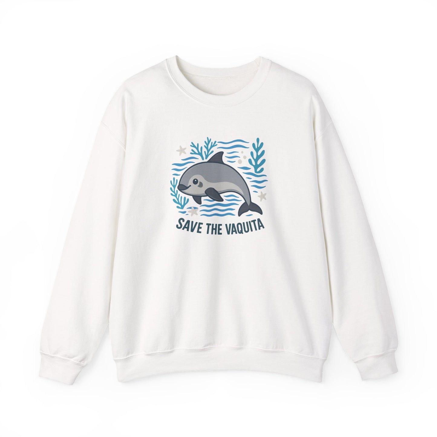 Save the Vaquita Sweatshirt — Marine Conservation Crewneck