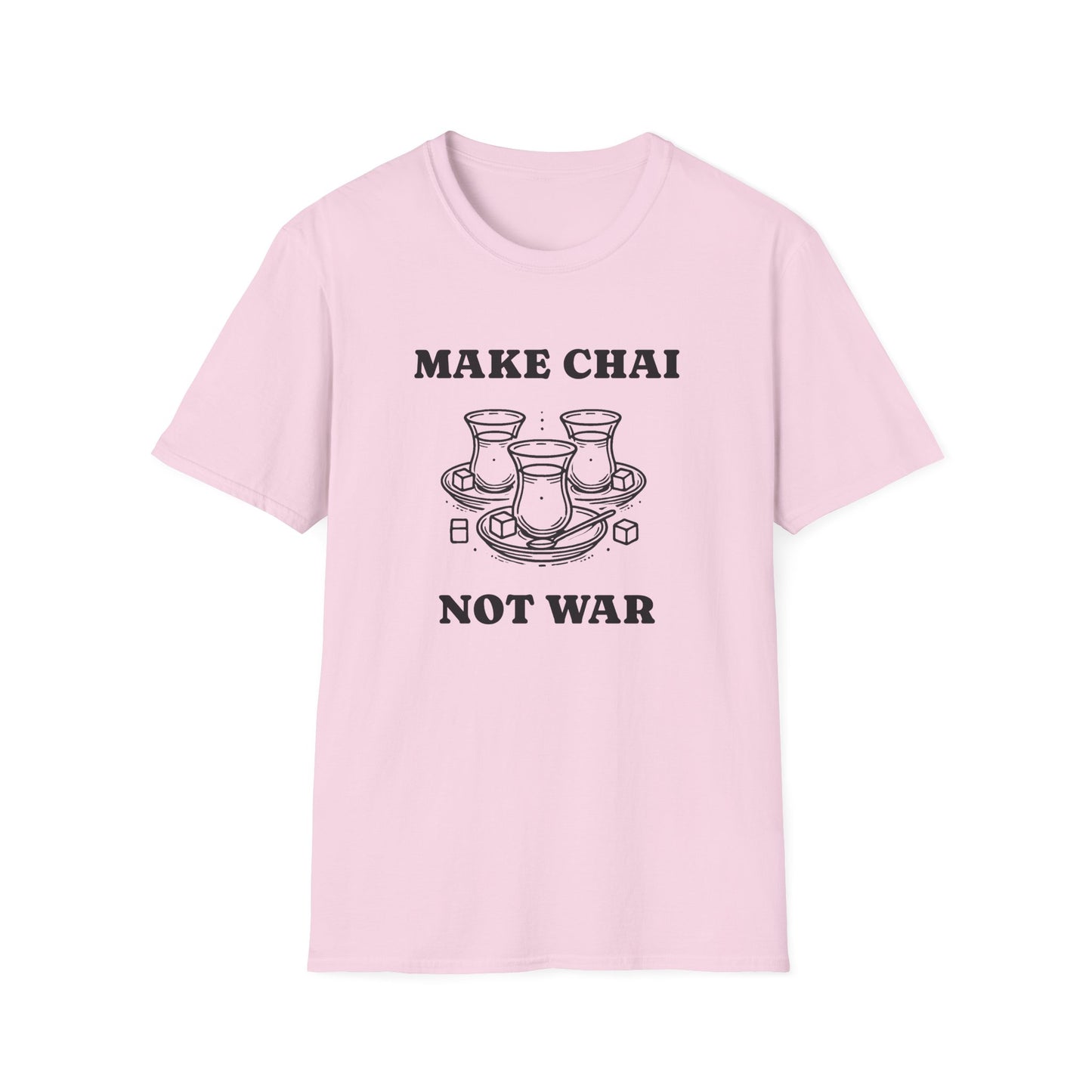 Make Chai Not War – Persian Tea Culture Unisex T-Shirt