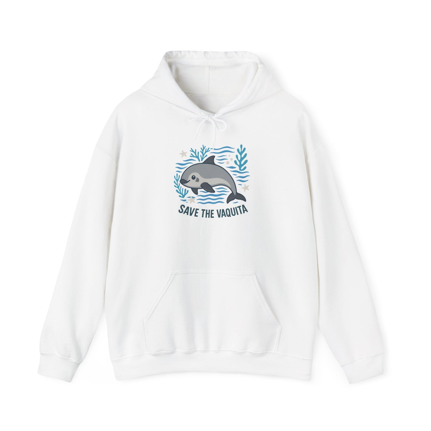 Save the Vaquita Hoodie — Marine Conservation Graphic Sweatshirt