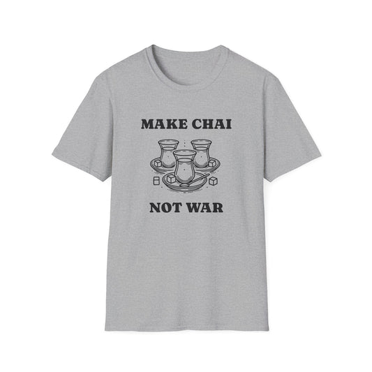 Make Chai Not War – Persian Tea Culture Unisex T-Shirt