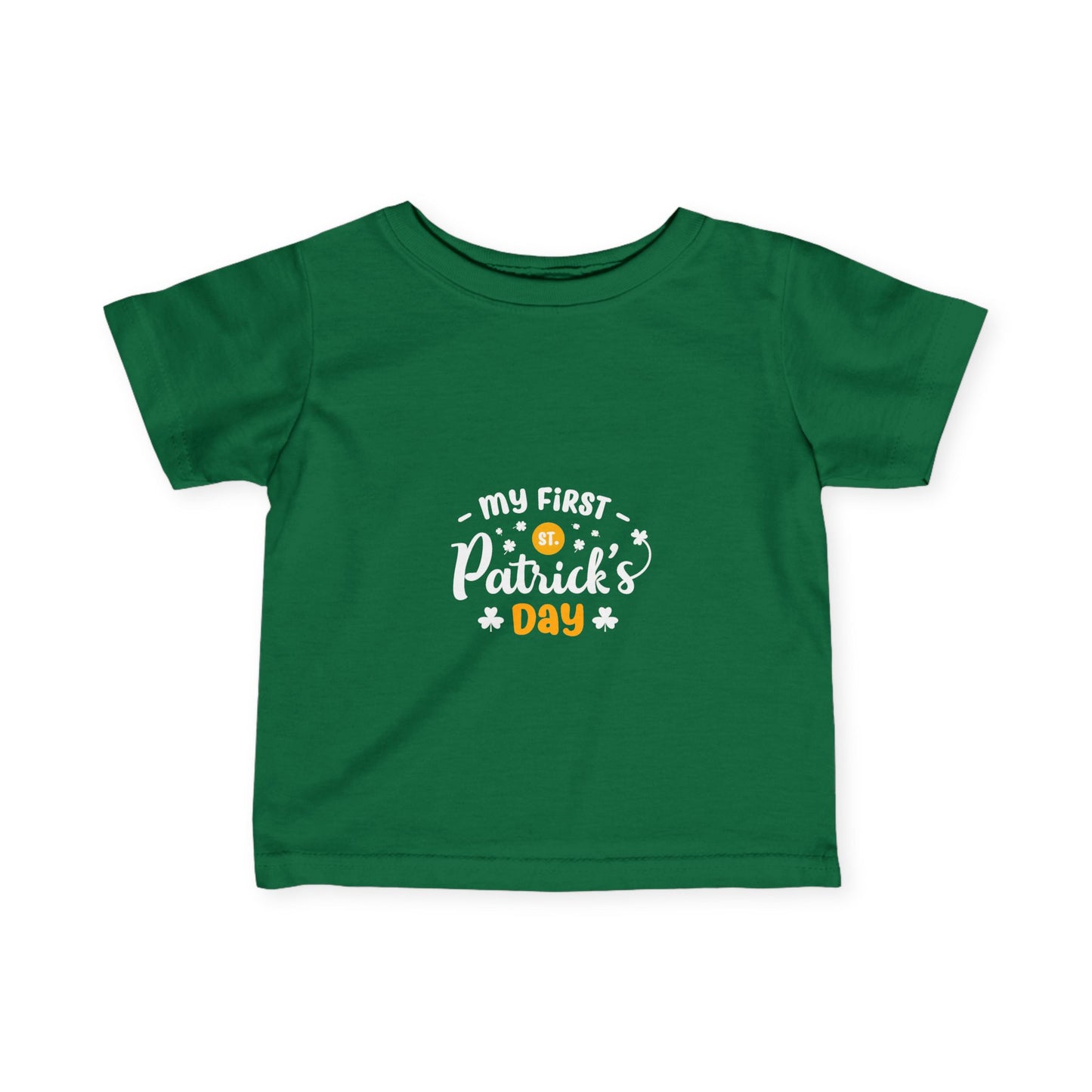 My First St. Patrick’s Day Infant Tee – Lucky Baby St. Paddy’s Day Shirt