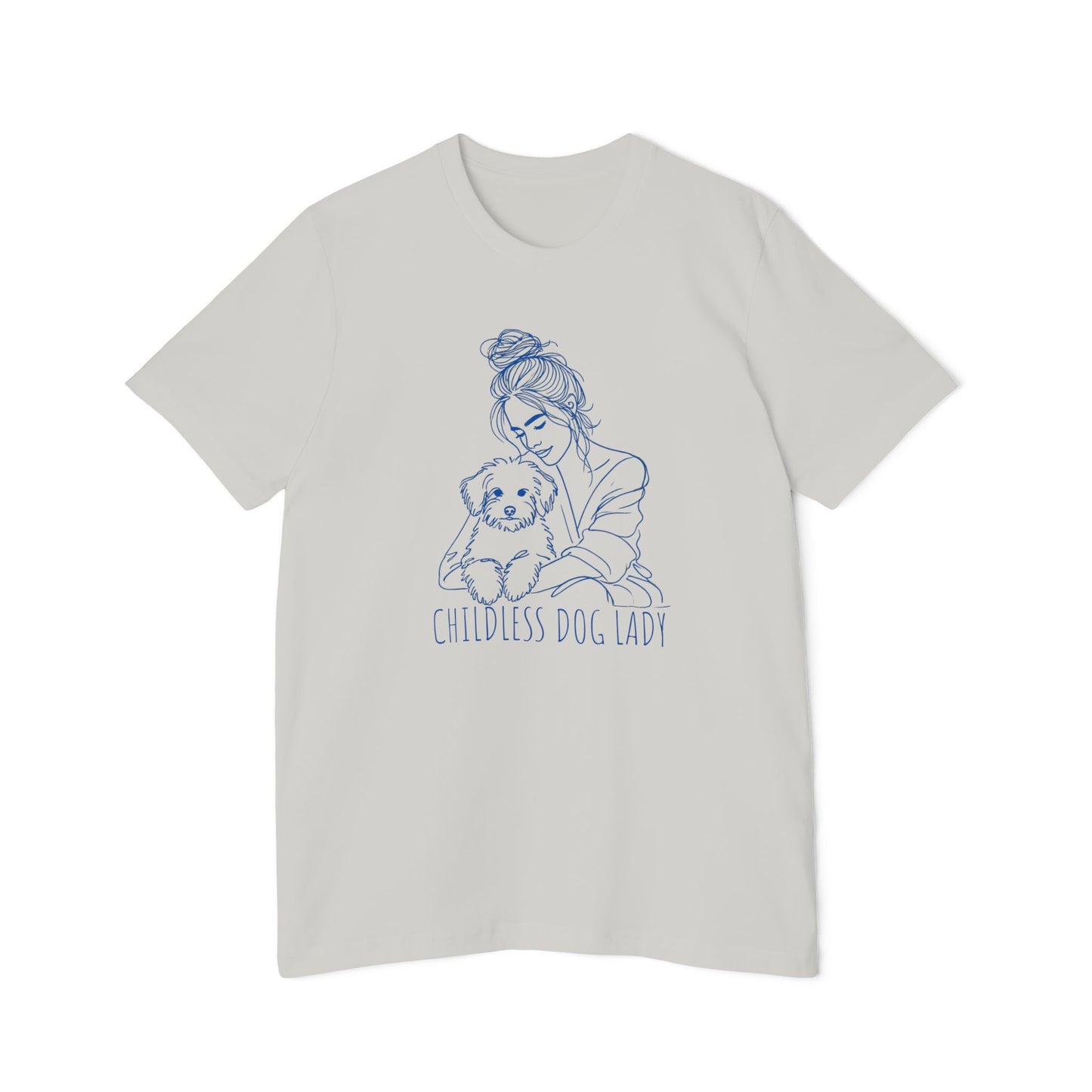 Childless Dog Lady - USA-Made Unisex T-Shirt Inspired by Election Campaign