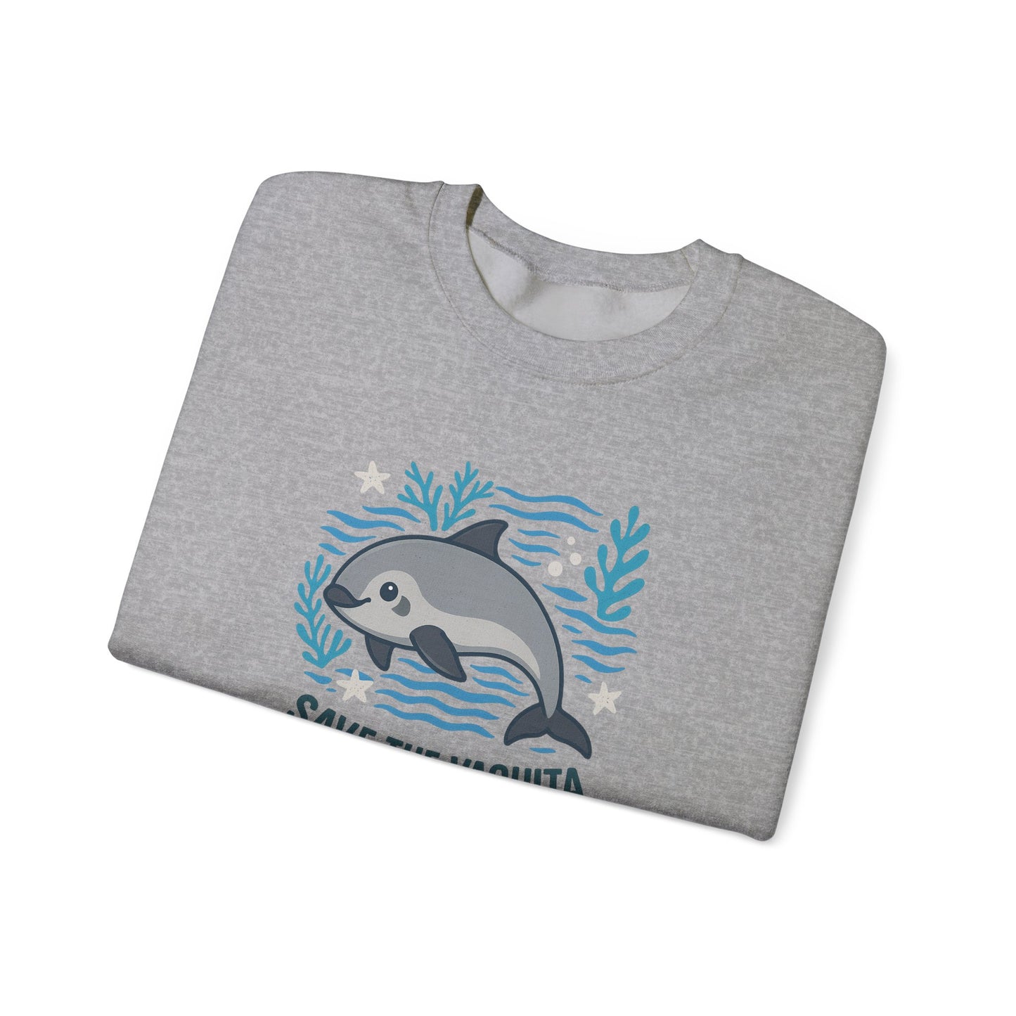 Save the Vaquita Sweatshirt — Marine Conservation Crewneck
