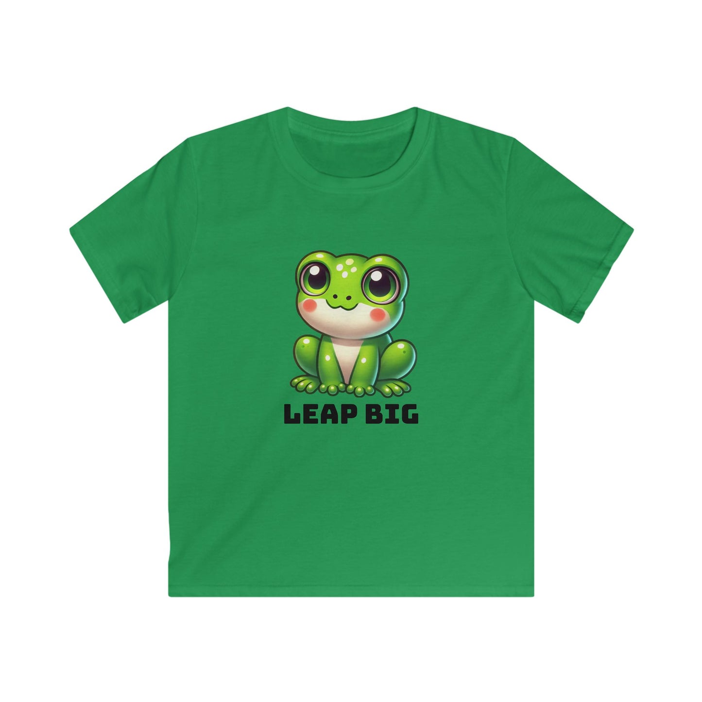 Leap Big! Cute Frog St. Patrick’s Day Kids Tee 🐸🍀