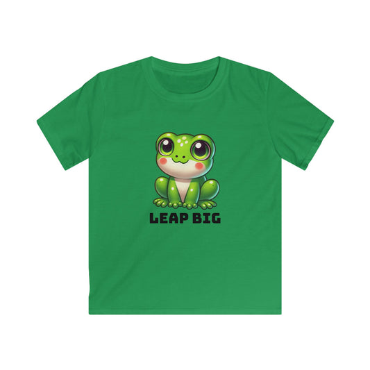 Leap Big! Cute Frog St. Patrick’s Day Kids Tee 🐸🍀