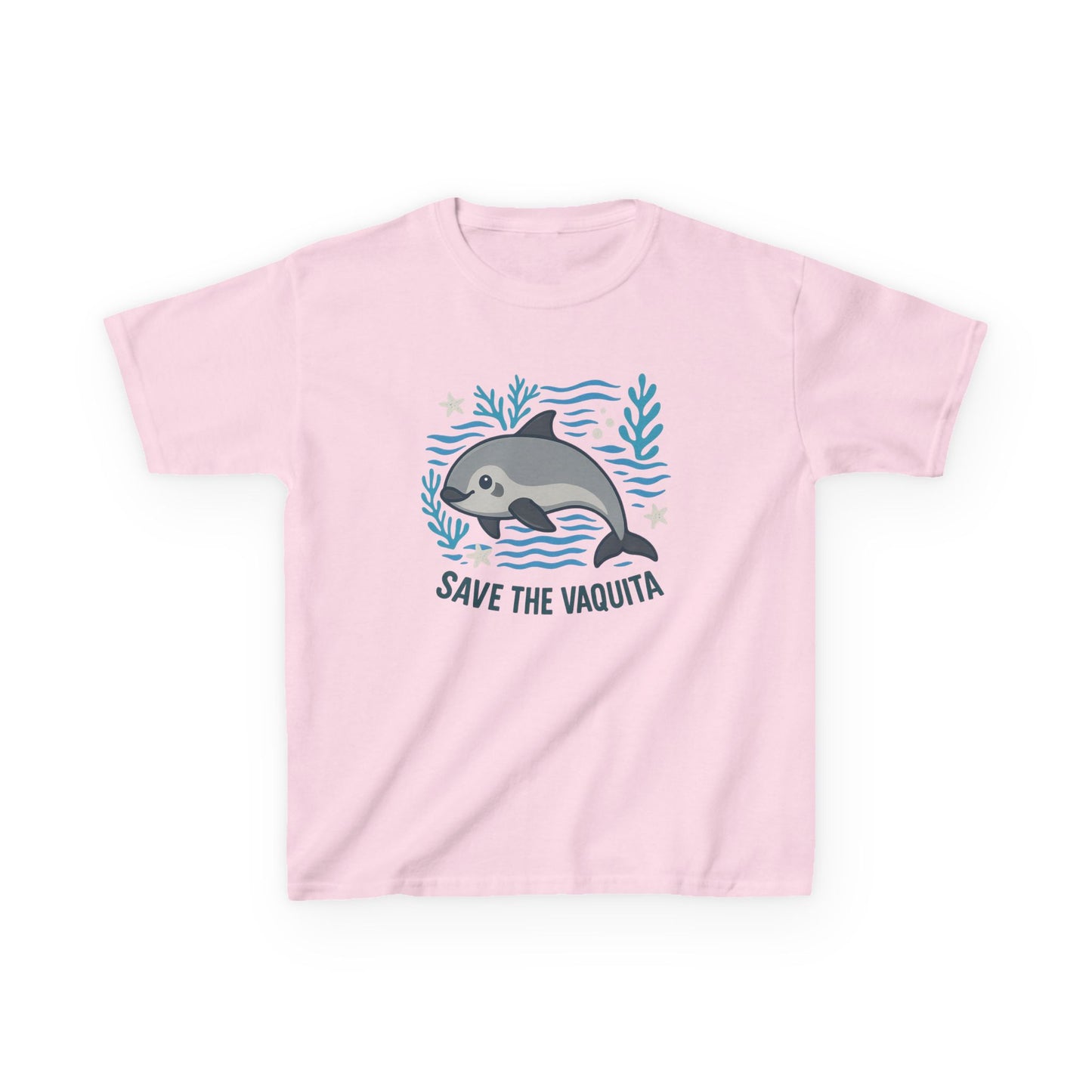 Save the Vaquita Kids T-Shirt — Endangered Sea Mammal Tee