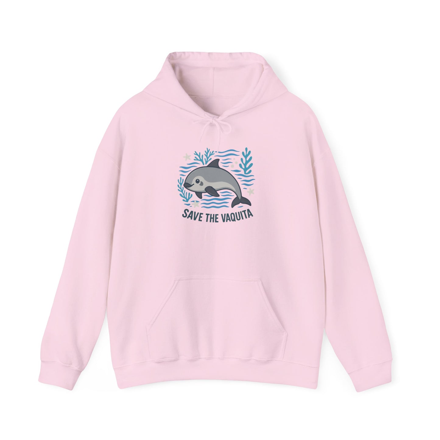 Save the Vaquita Hoodie — Marine Conservation Graphic Sweatshirt