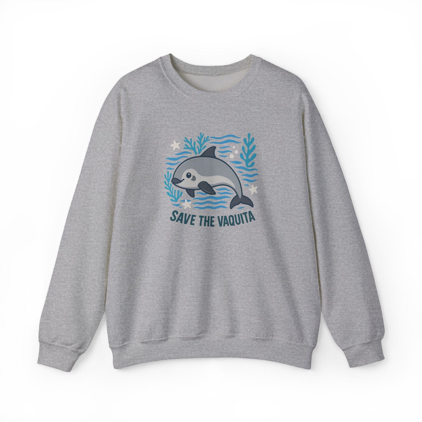 Save the Vaquita Sweatshirt — Marine Conservation Crewneck