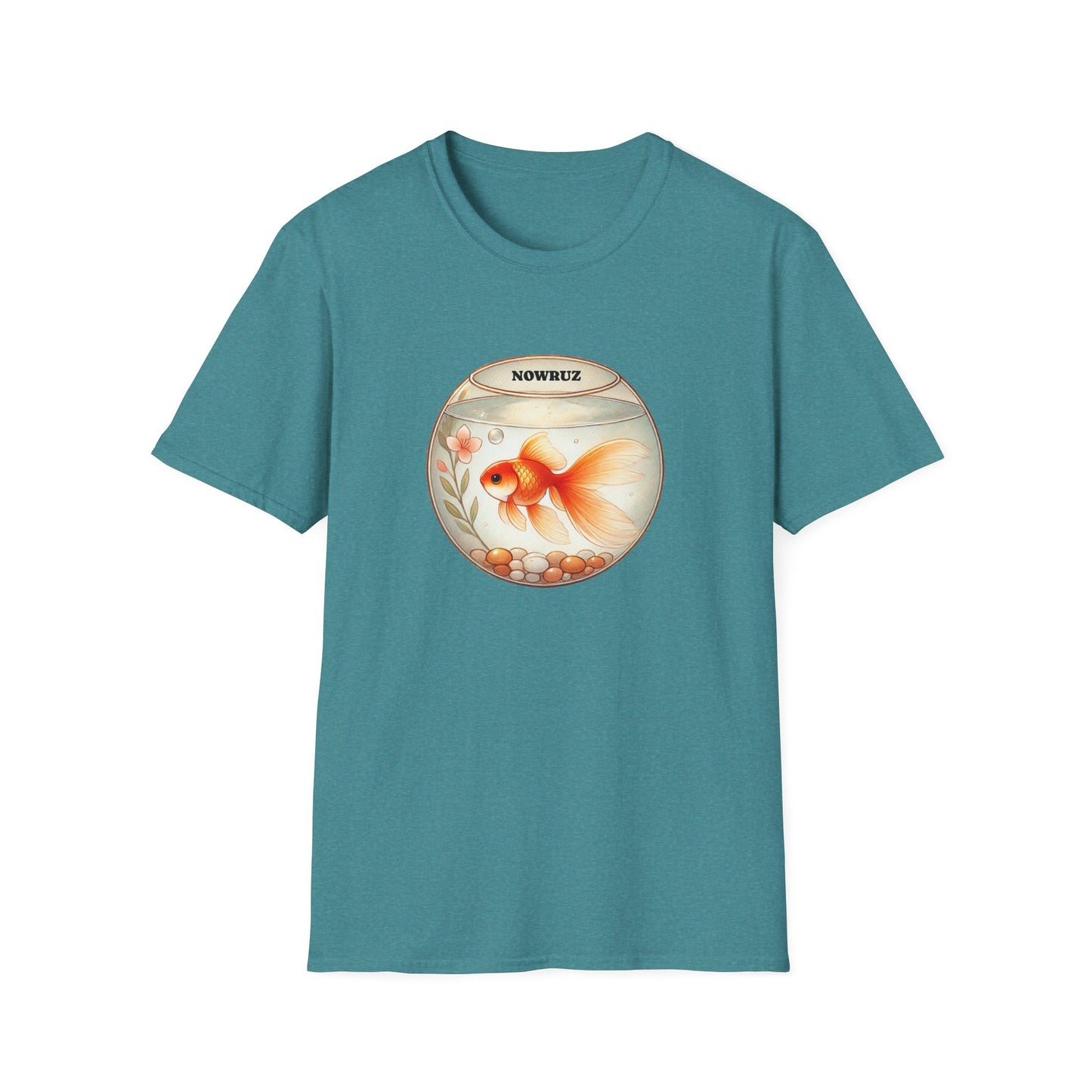 Nowruz Goldfish T-Shirt – Celebrate Persian New Year with Tradition