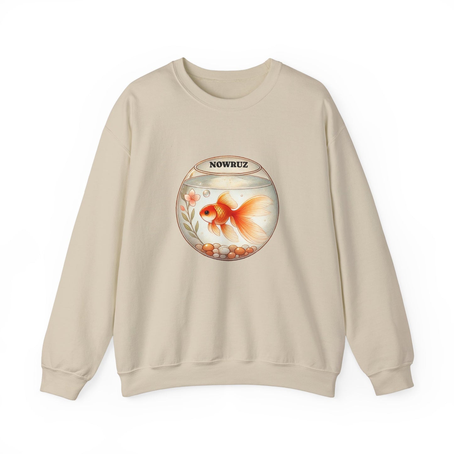 Nowruz Goldfish Crewneck Sweatshirt – Cozy Persian New Year Sweater