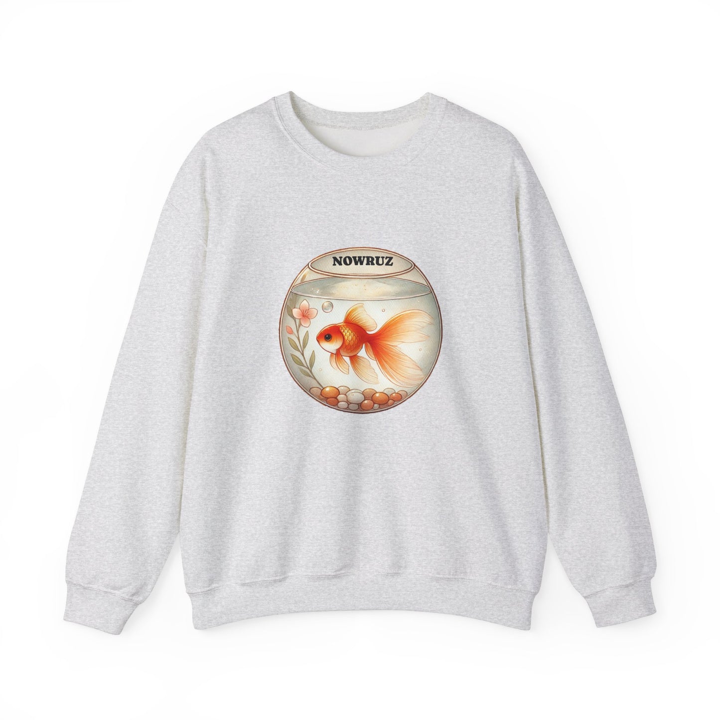 Nowruz Goldfish Crewneck Sweatshirt – Cozy Persian New Year Sweater