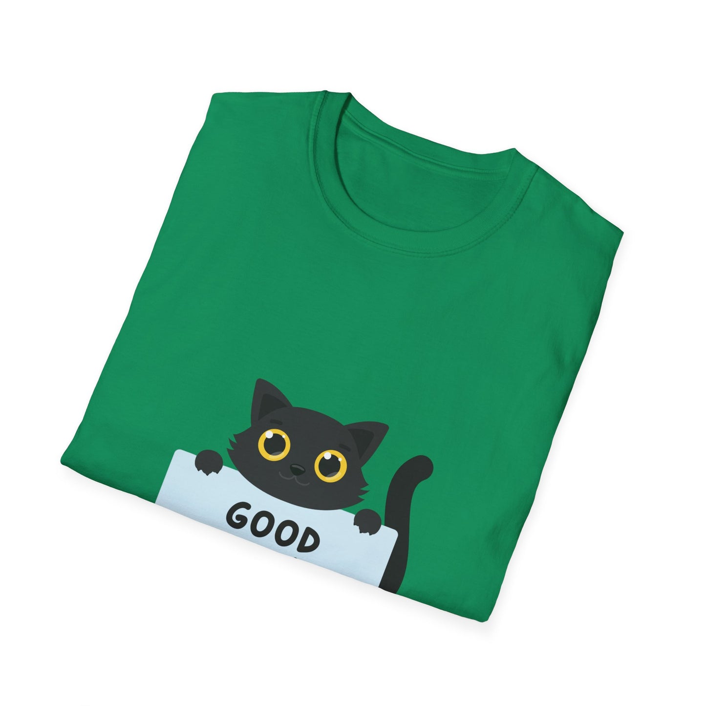 Lucky Black Cat T-Shirt – Good Luck Tee for St. Patrick’s Day