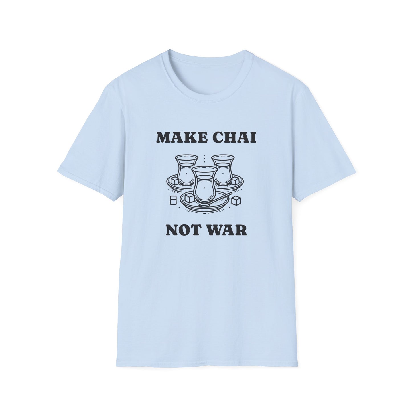 Make Chai Not War – Persian Tea Culture Unisex T-Shirt