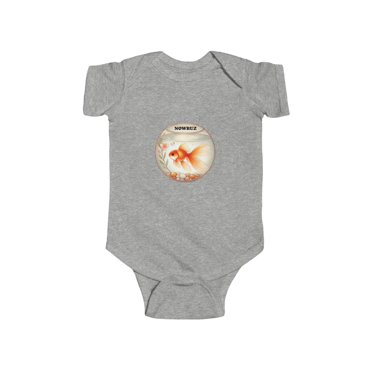 Nowruz Goldfish Baby Bodysuit – Adorable Persian New Year Outfit