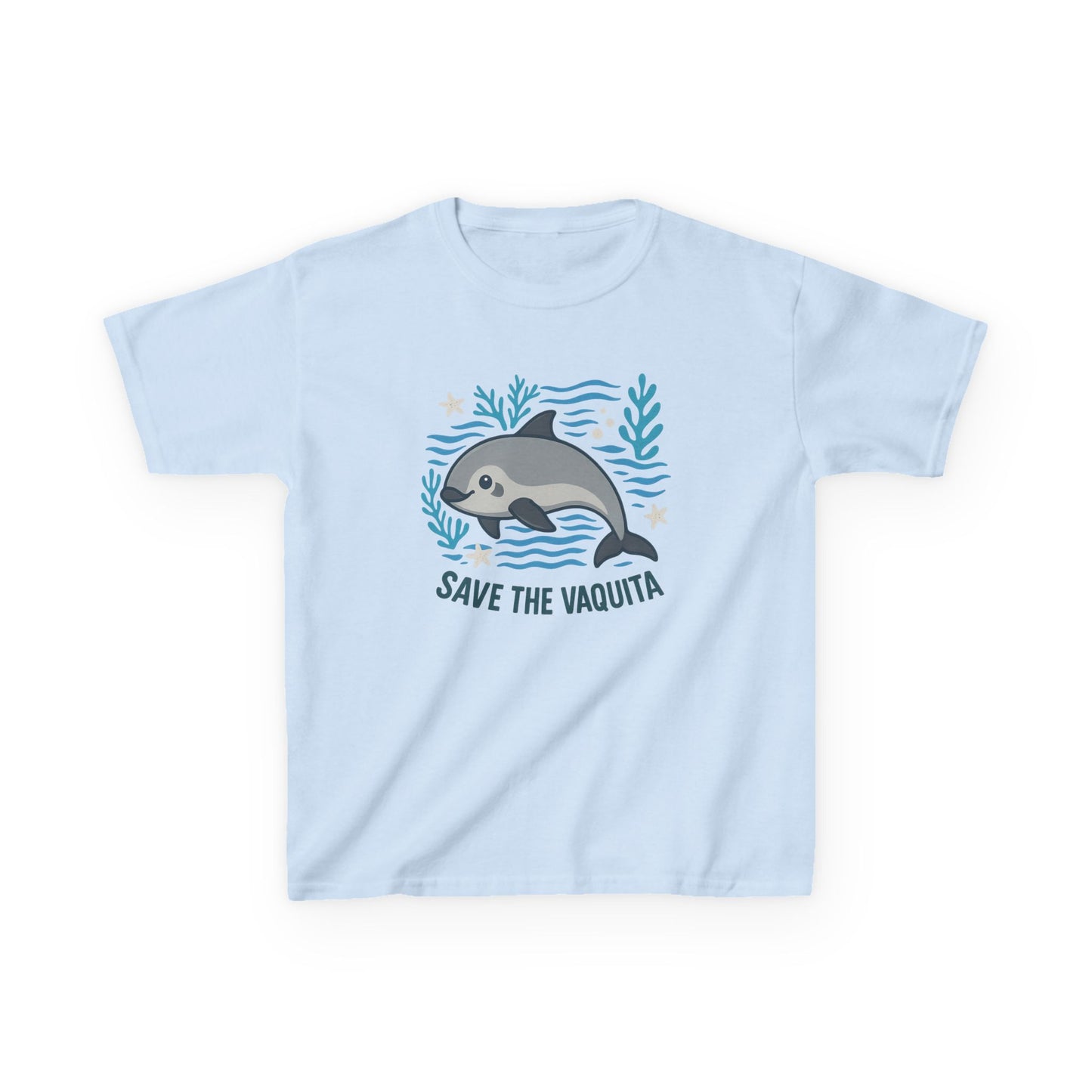 Save the Vaquita Kids T-Shirt — Endangered Sea Mammal Tee