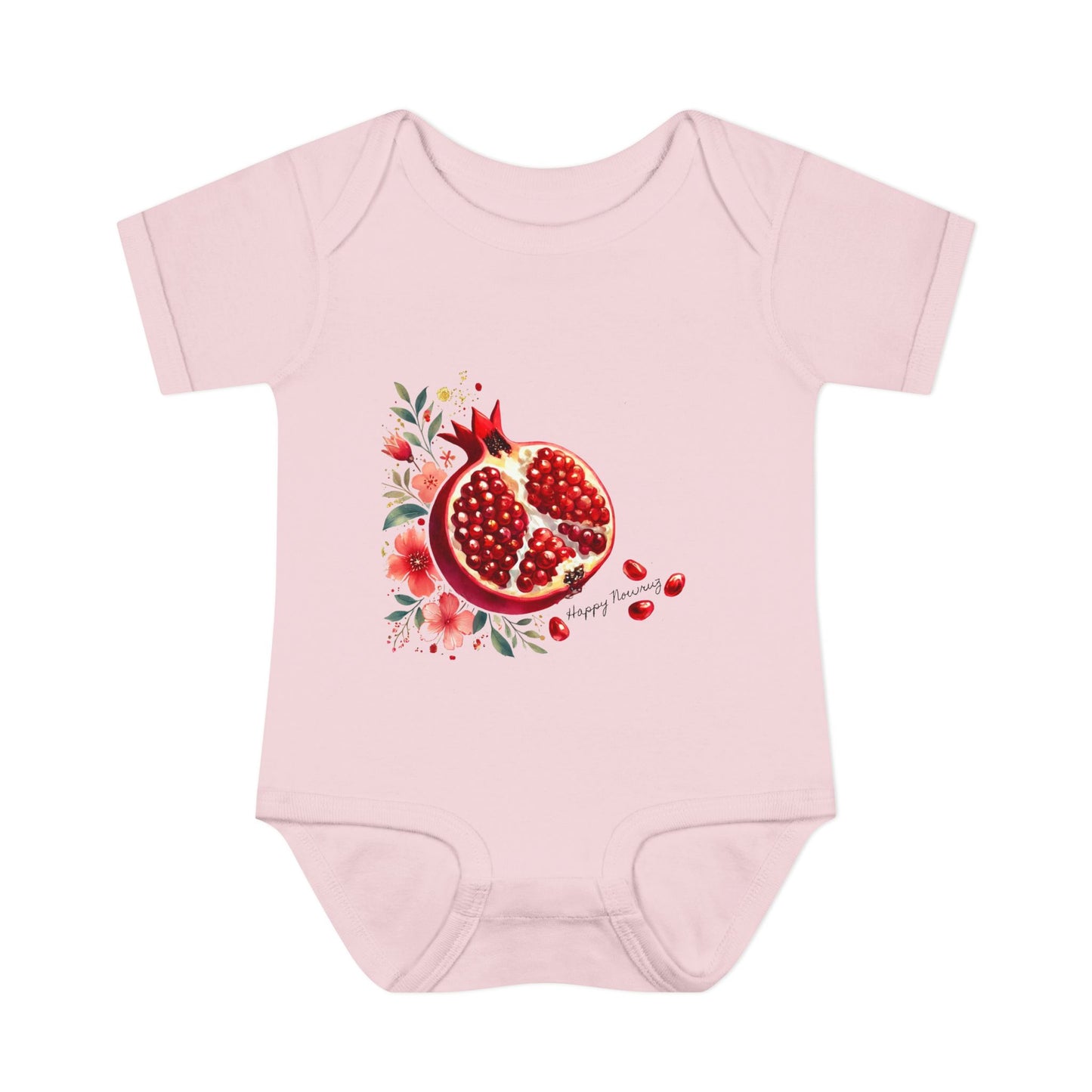 Nowruz Pomegranate Baby Bodysuit – Persian New Year Infant Outfit