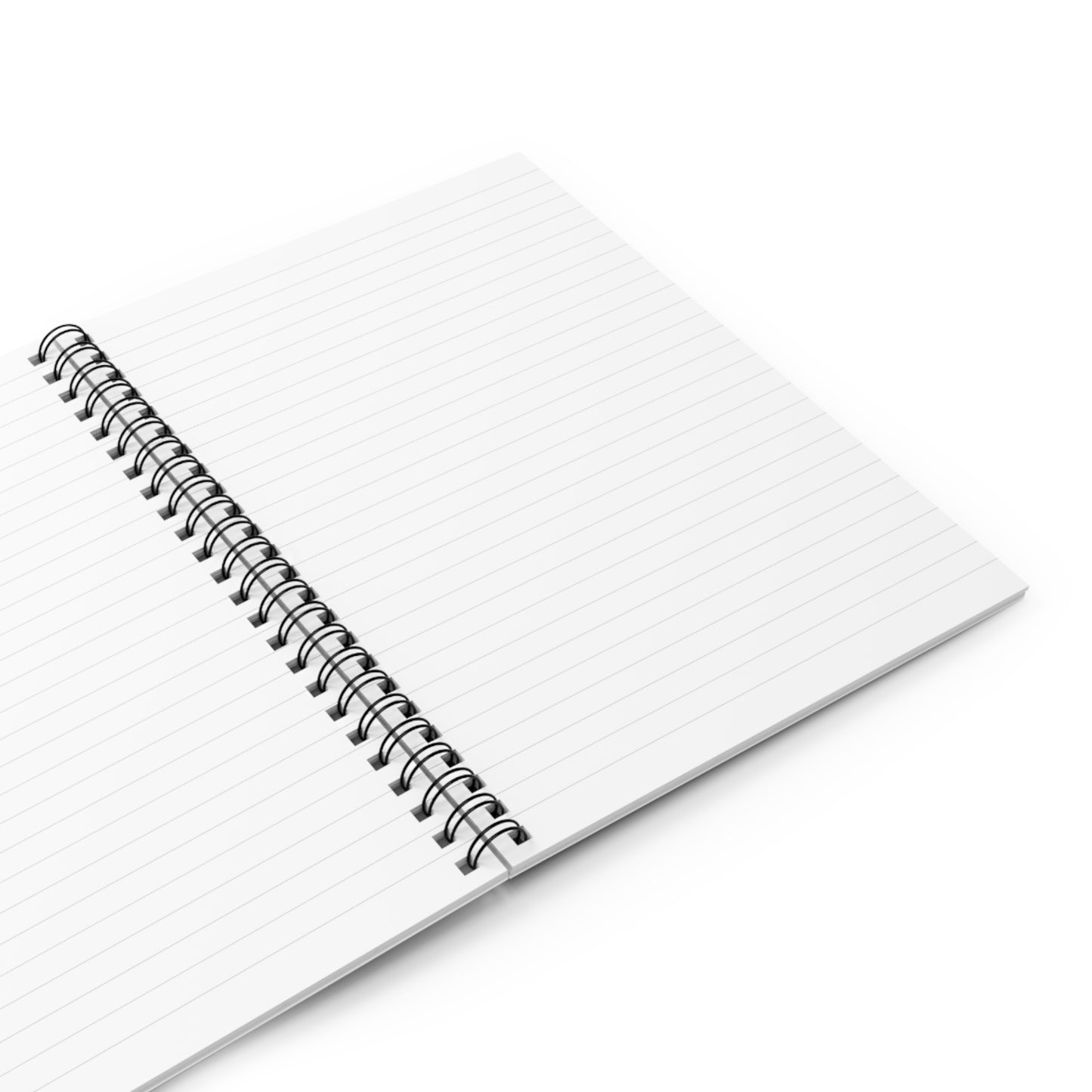 Pastel Waves Spiral Notebook with Ruled Line Paper for Writing