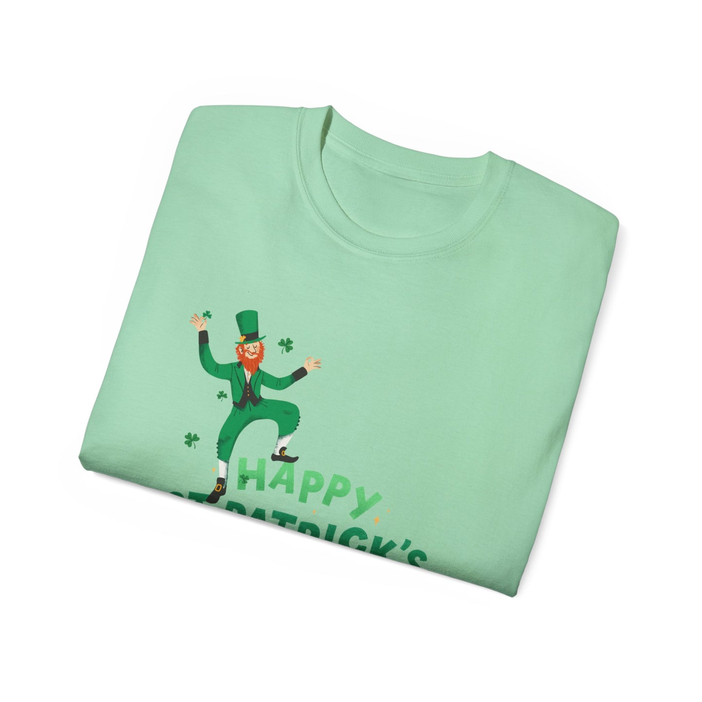 Happy St. Patrick’s Day Unisex Ultra Cotton Tee – Fun Leprechaun Irish Shirt