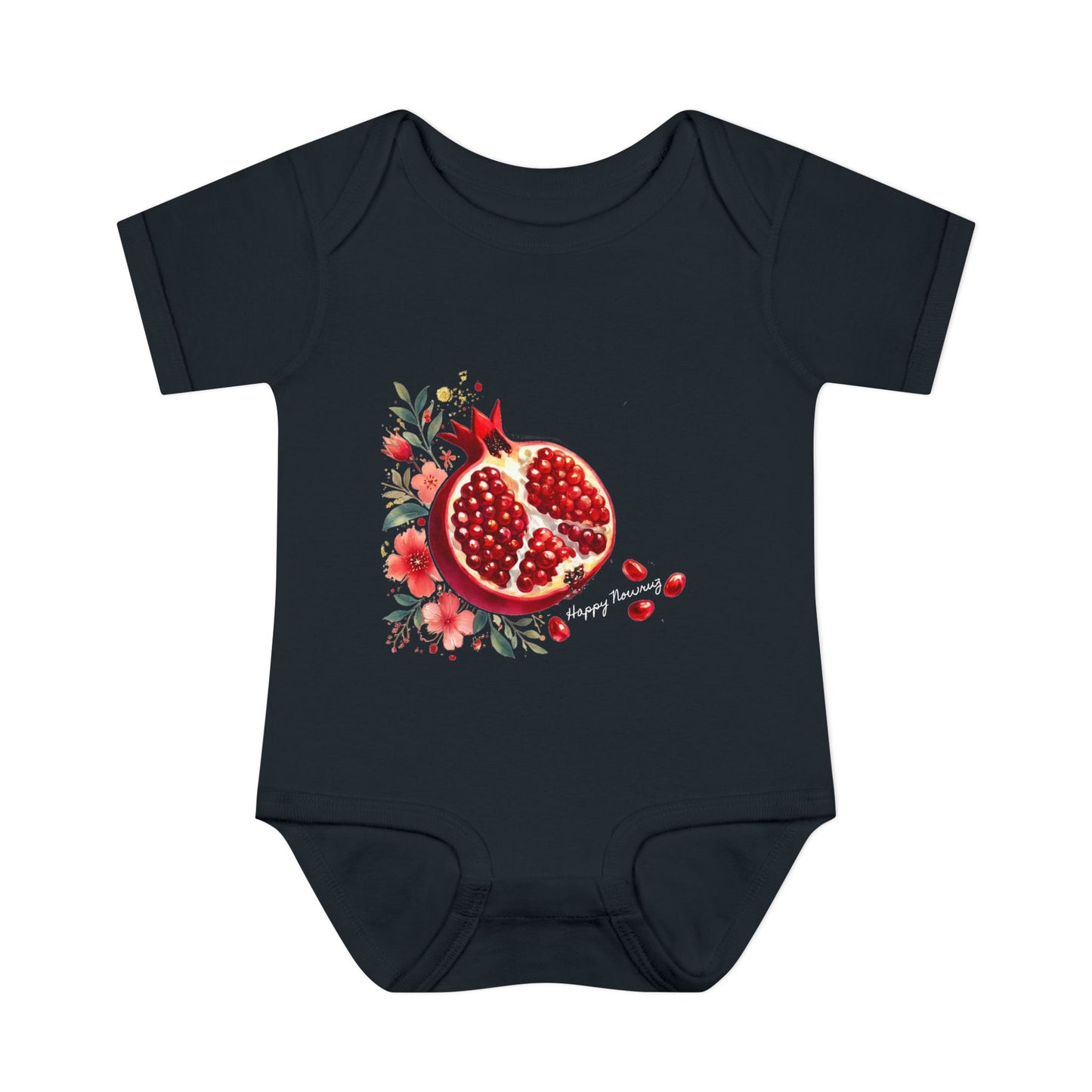 Nowruz Pomegranate Baby Bodysuit – Persian New Year Infant Outfit