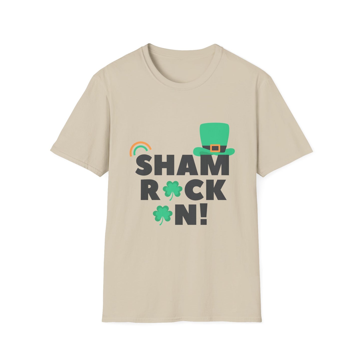 Shamrock On! Unisex Softstyle T-Shirt – Fun St. Patrick’s Day Shirt