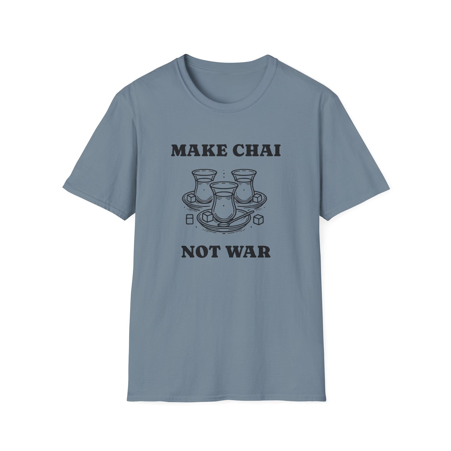 Make Chai Not War – Persian Tea Culture Unisex T-Shirt