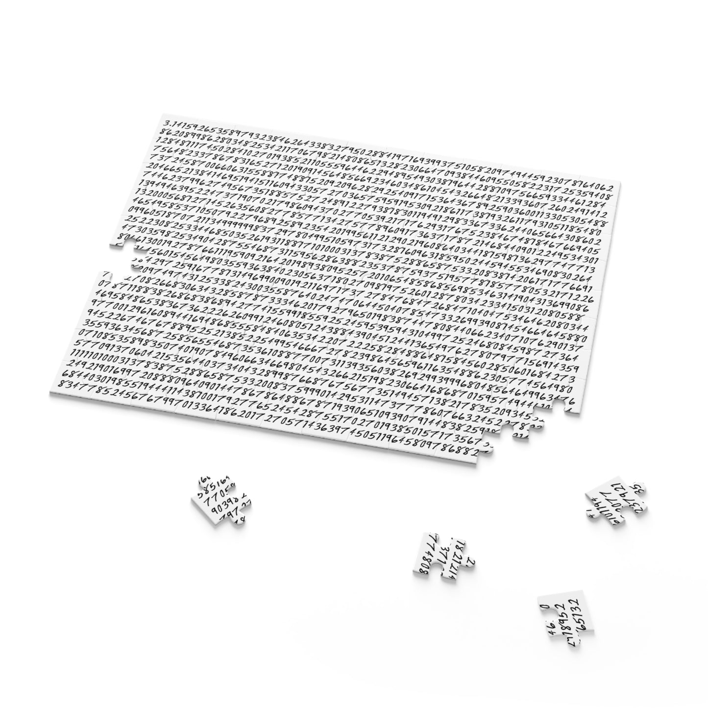 Infinite Pi Puzzle: Explore the Infinite with Our 1009 Decimal Places of Pi Puzzle (120 Pieces)