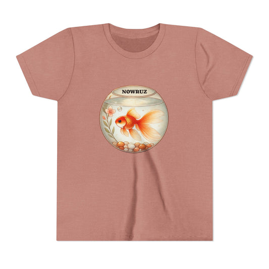 Nowruz Goldfish Youth T-Shirt – Festive Persian New Year Tee