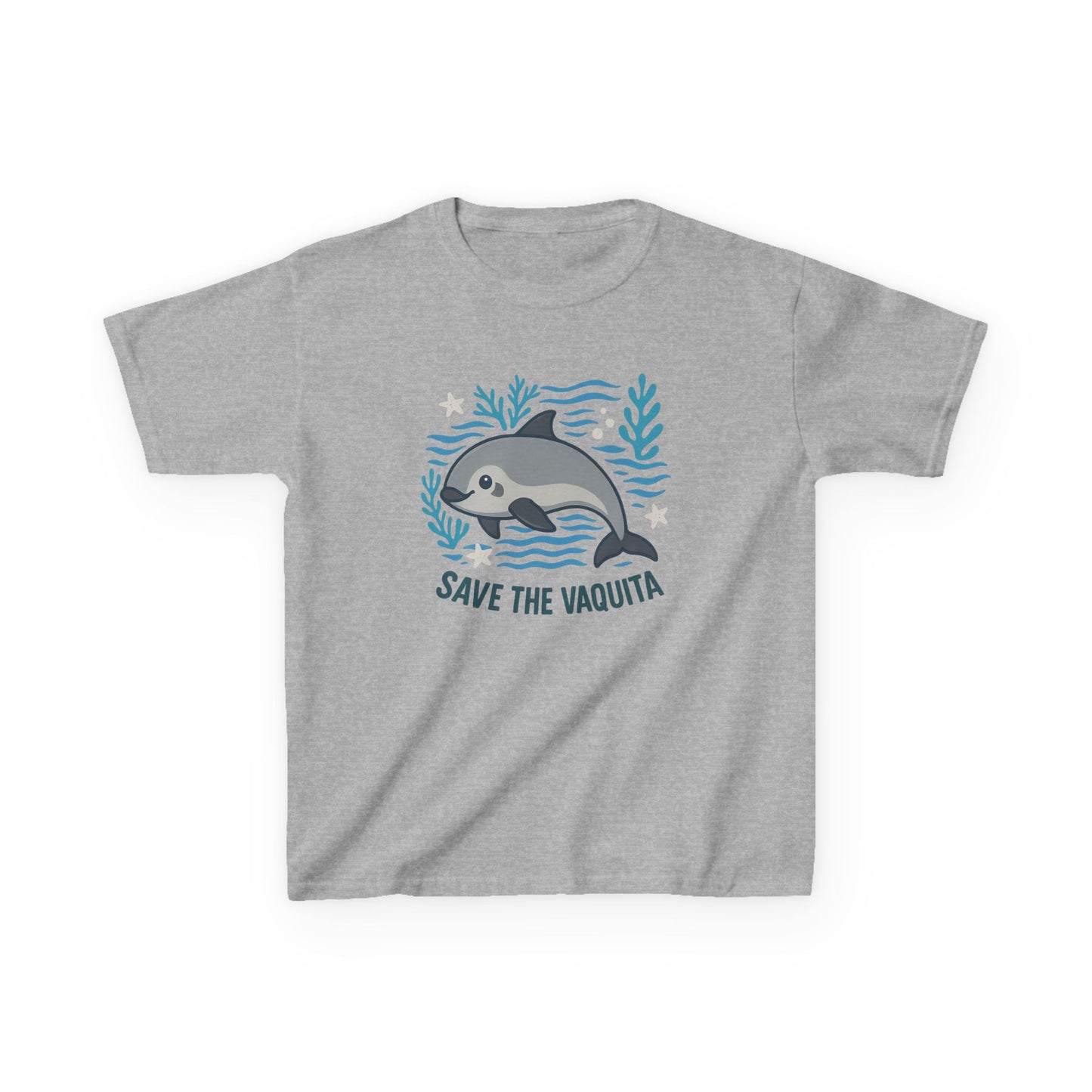 Save the Vaquita Kids T-Shirt — Endangered Sea Mammal Tee
