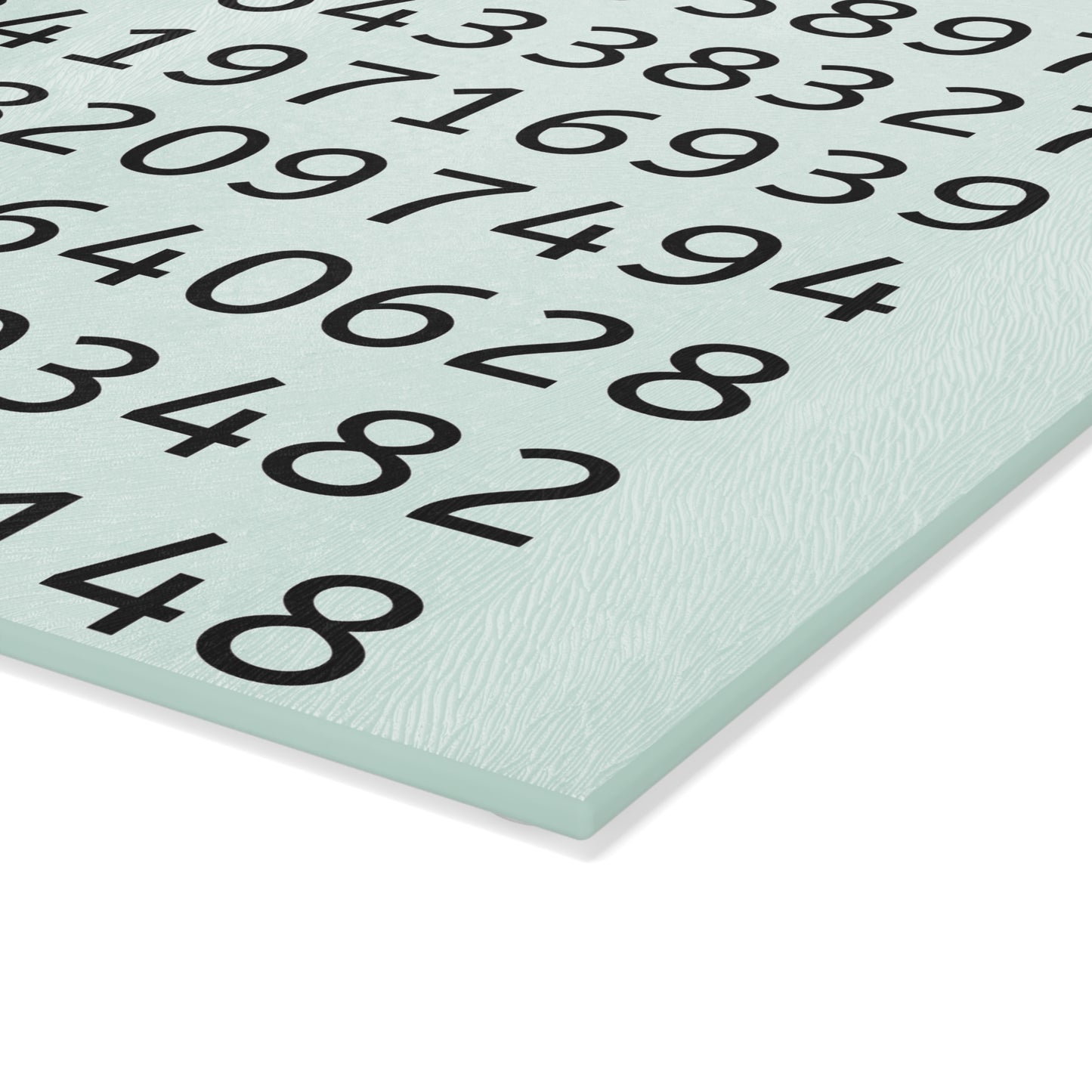 Pi-Themed Glass Cutting Board – Math Lover’s Kitchen Essential with the First 105 Digits of Pi