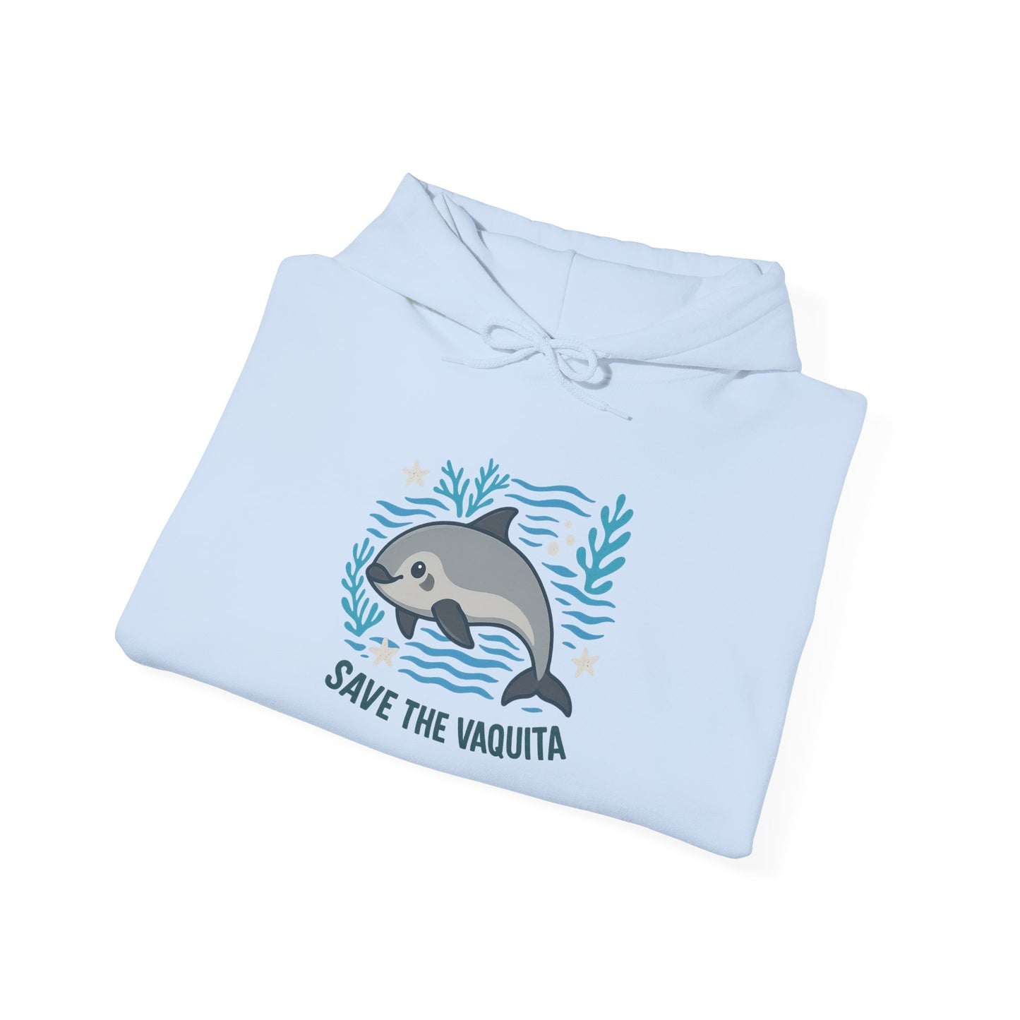 Save the Vaquita Hoodie — Marine Conservation Graphic Sweatshirt