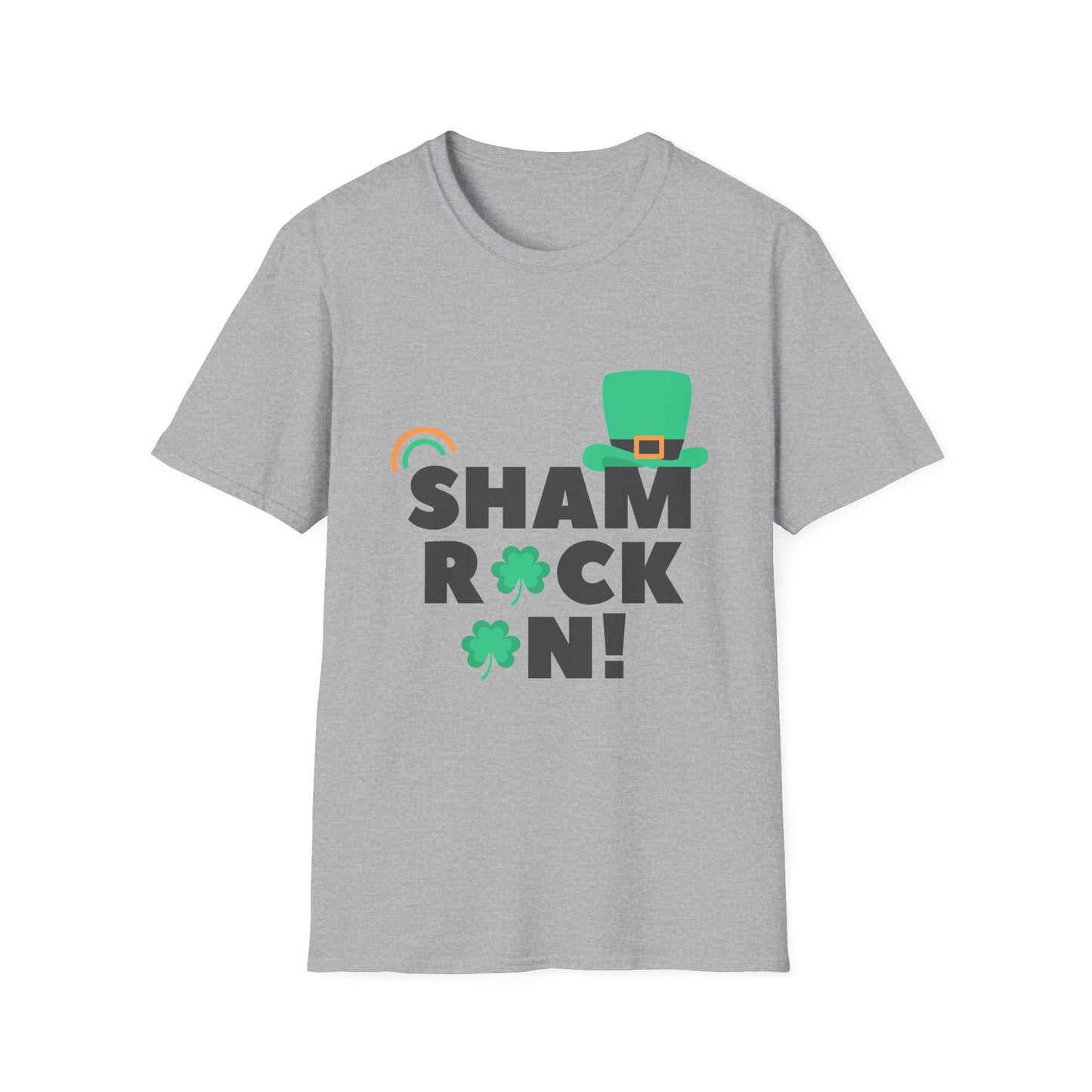 Shamrock On! Unisex Softstyle T-Shirt – Fun St. Patrick’s Day Shirt