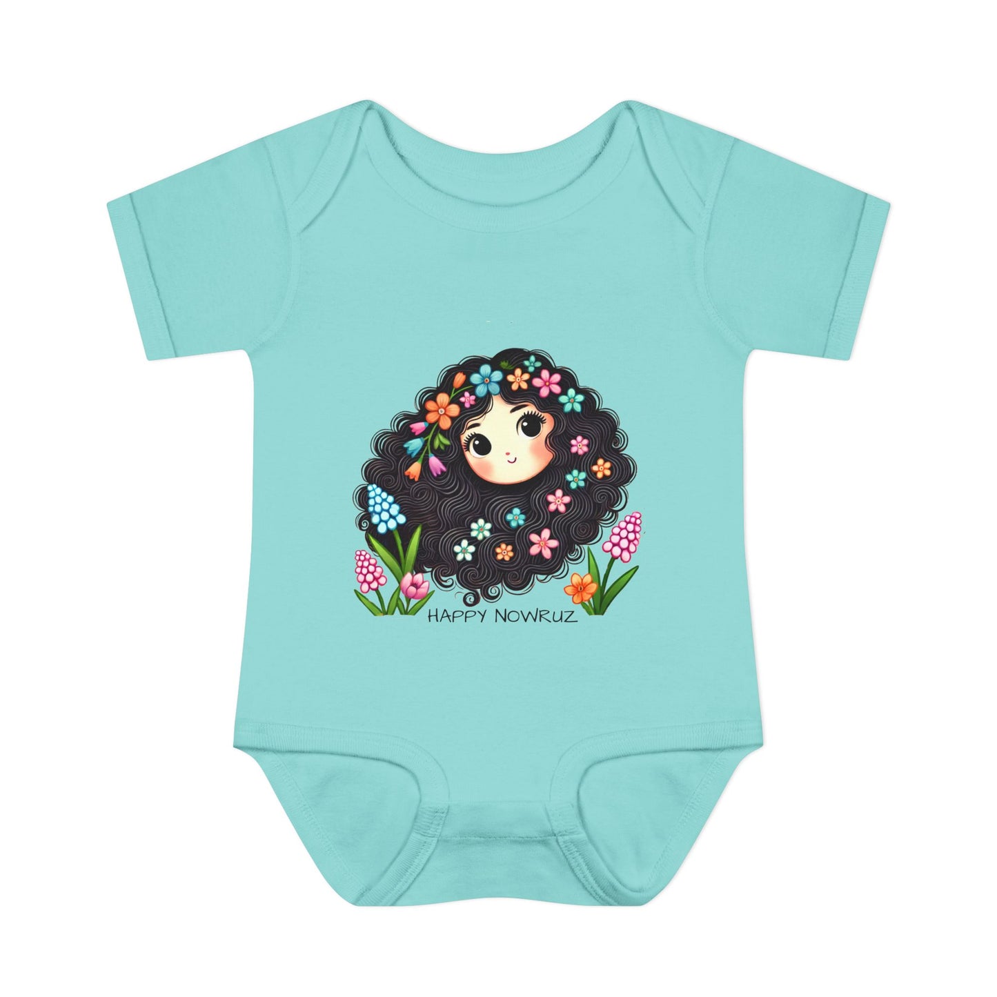 Happy Nowruz Spring Baby Bodysuit – Persian New Year Outfit 🌸🌿