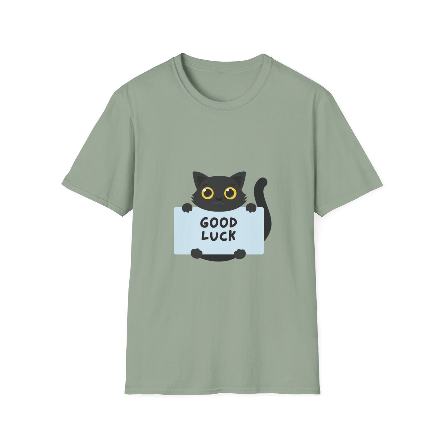 Lucky Black Cat T-Shirt – Good Luck Tee for St. Patrick’s Day