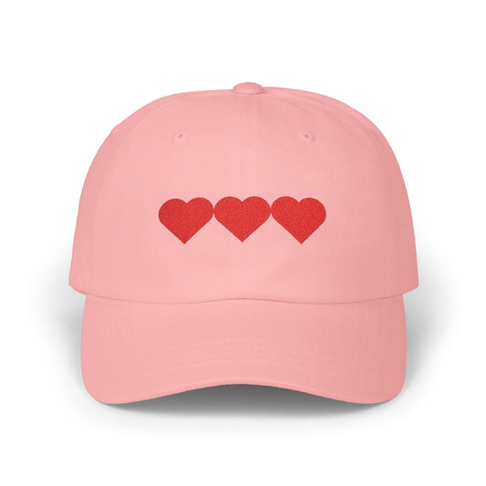 Three Hearts Valentine’s Day Cap – Love’s Favorite Hat