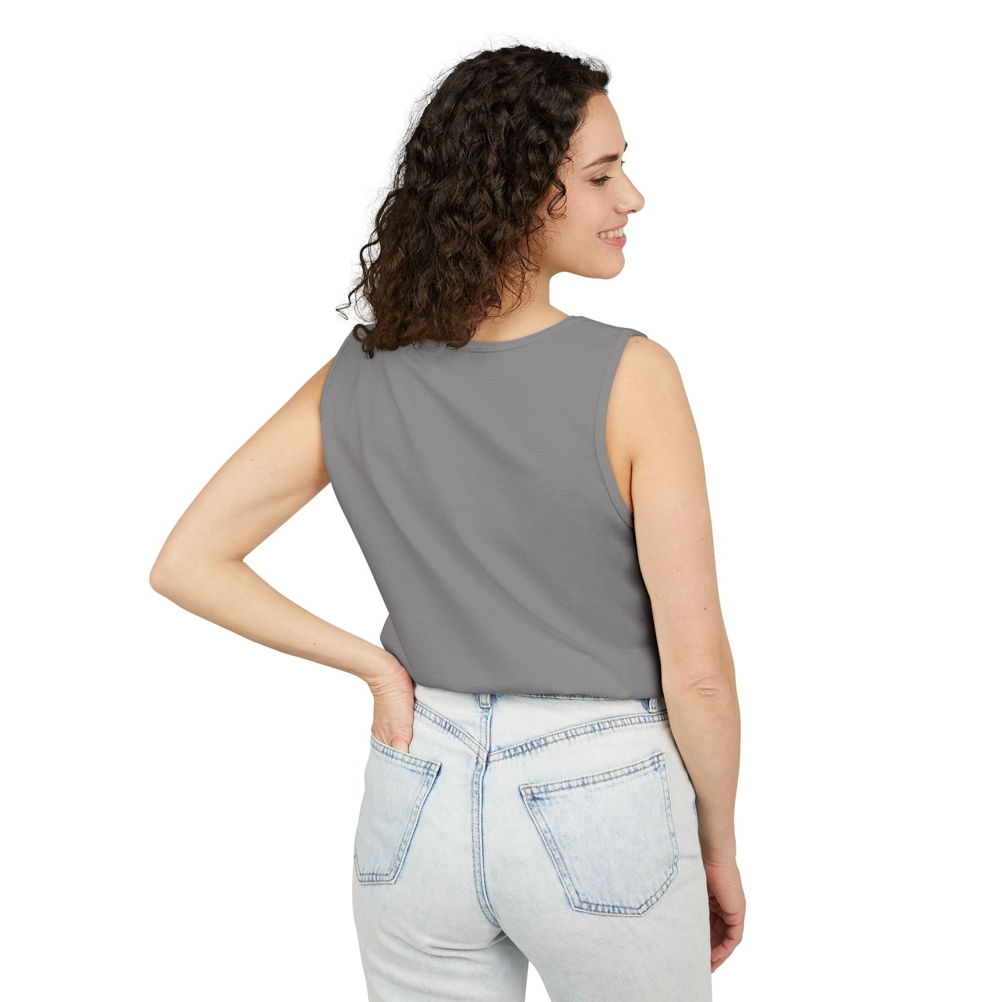 Lizard Pose Yoga Tank – Unisex Garment-Dyed Wellness Top