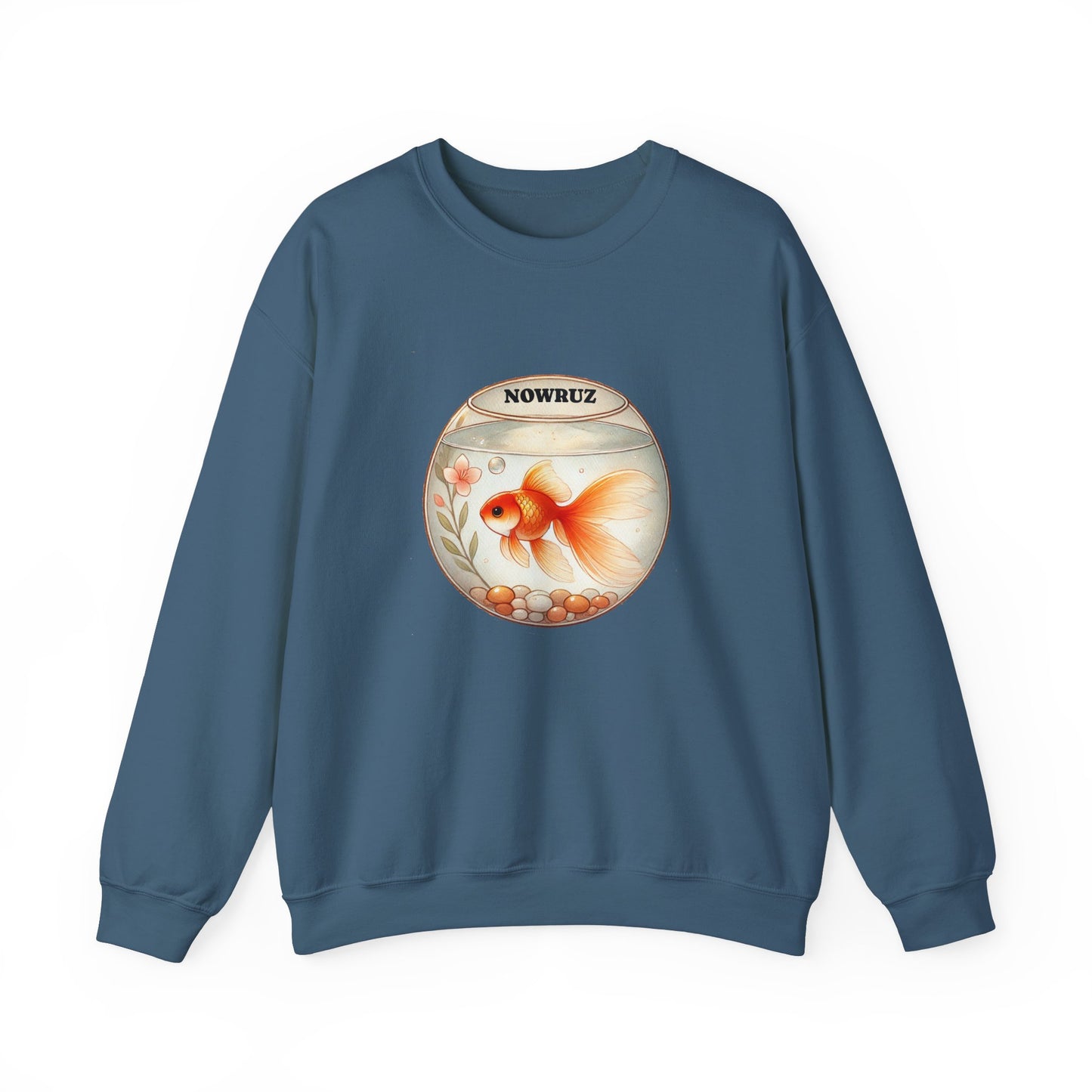 Nowruz Goldfish Crewneck Sweatshirt – Cozy Persian New Year Sweater