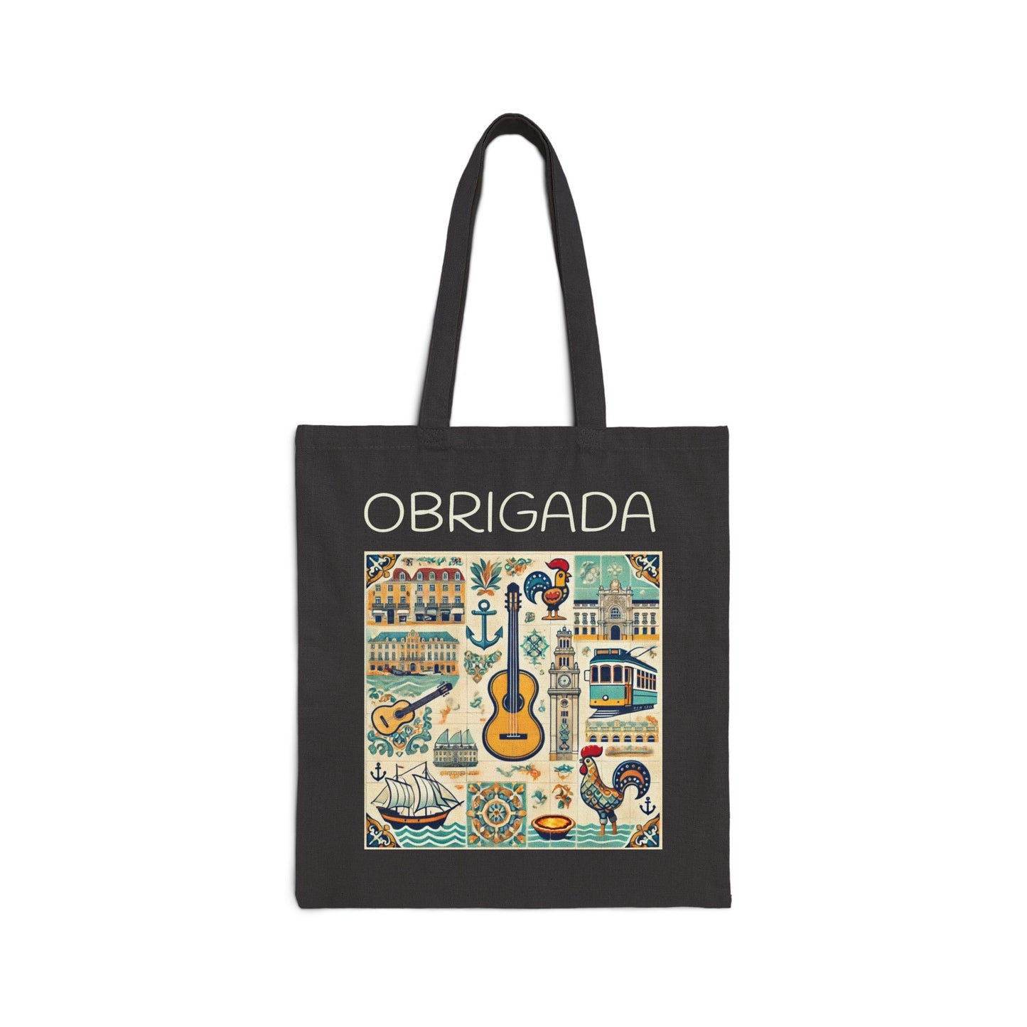 Charming Portugal-Themed Tote Bag - Obrigada Portuguese Delight